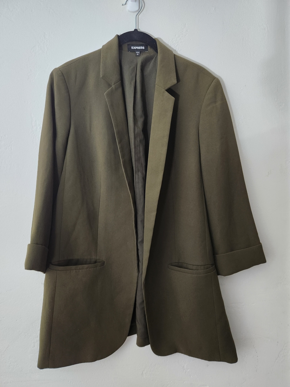Express Olive Blazer
